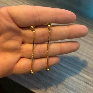 14k Gold Dangle Earrings